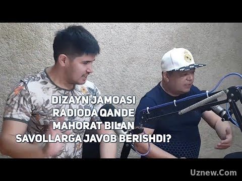 Dizayn jamoasi radioda qande mahorat bilan savollarga javob berishdi?