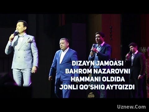 Dizayn jamoasi Bahrom Nazarovni hammani oldida jonli qo'shiq aytqizdi