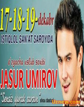 Jasur Umirov - Sensiz yurak sarson (Konsert dasturi 2015)