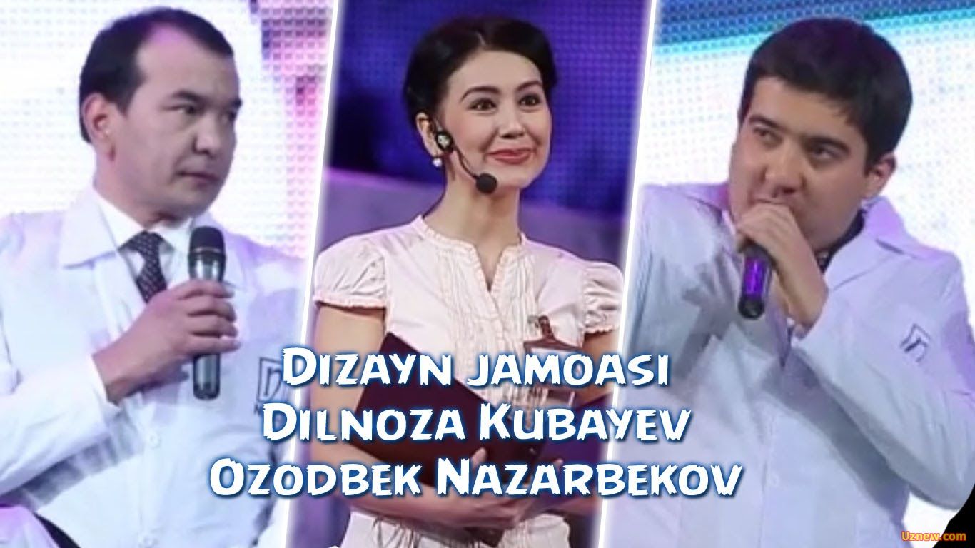 Dizayn jamoasi - Dilnoza Kubayev va Ozodbek Nazarbekov | Дизайн жамоаси