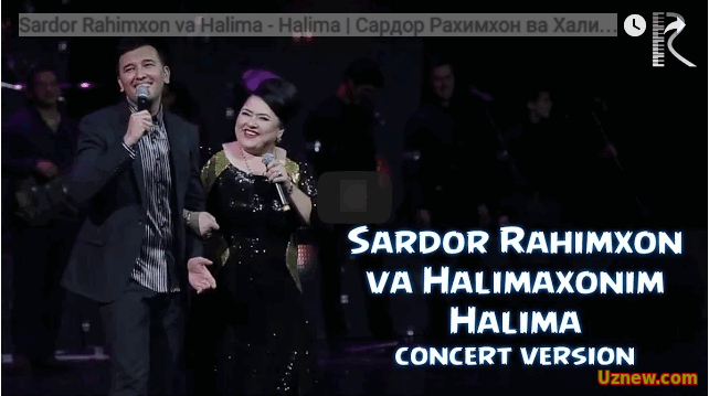 Sardor Rahimxon va Halima - Halima | Сардор Рахимхон ва Халима - Халима (concert version)