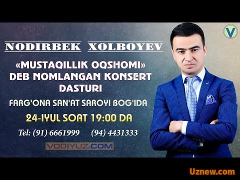 Nodirbek Xolboyev - Mustaqillik oqshomi deb nomlangan konsert dasturi 2016