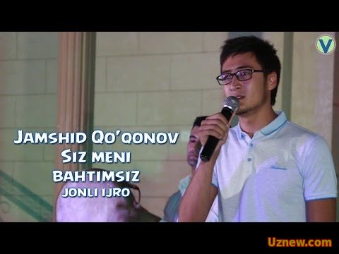 Jamshid Qo'qonov - Siz meni bahtimsiz | Жамшид Куконов - Сиз мени бахтисиз (jonli ijro)