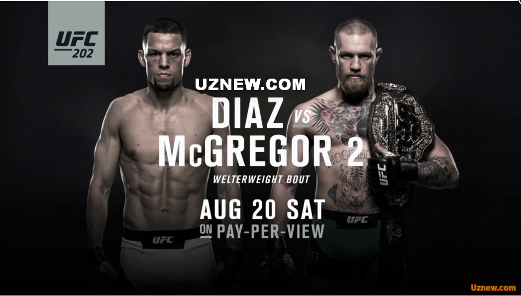 Смешанные единоборства. UFC 202: Diaz vs. McGregor II. Майн кард (20.08.2016)