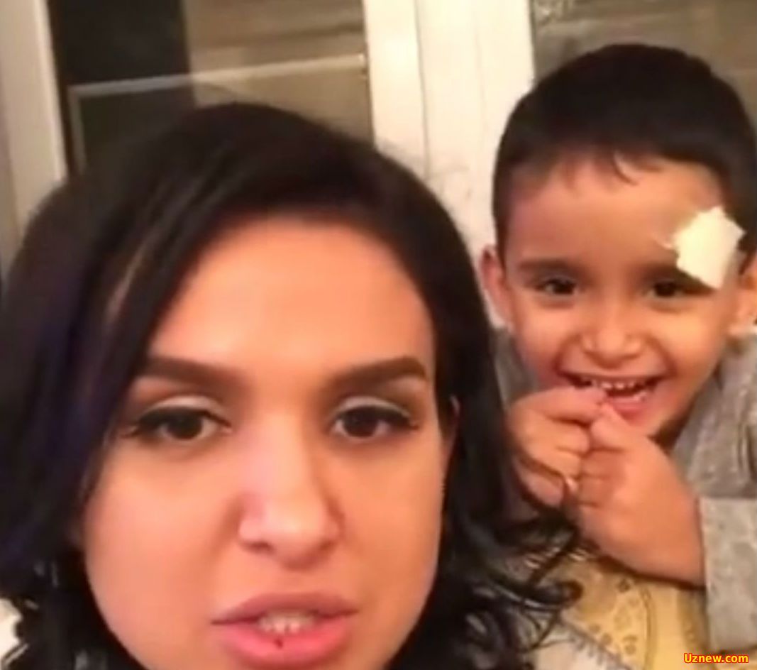 Nilufar Usmonova oilasi davrasida (2016)