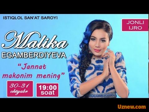 Malika Egamberdiyeva - Jannat makonim mening jonli konsert (treyler)