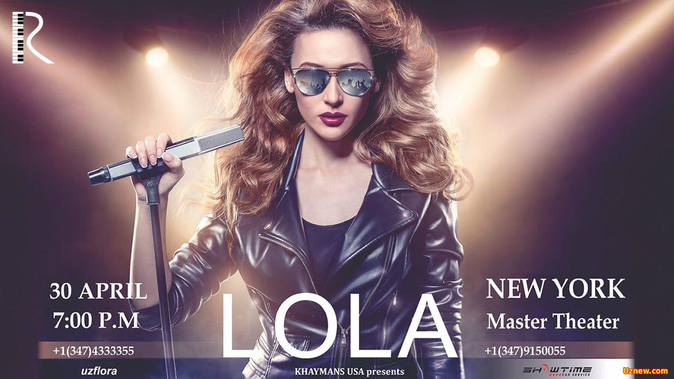 Afisha - Lola Yuldasheva 30-aprel 07:00 pm New York "Master Theater" 2016